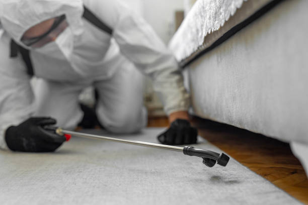 Professional Mosquito Control technician working in Seaside, CA